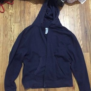 Champion Navy Mens Zipper Hoddie S